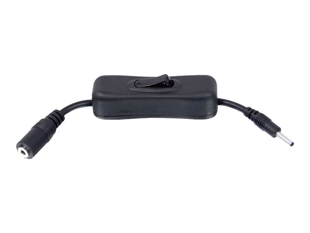 Lindy - power extension cable - power DC jack 2.5 mm (ID: 0.7 mm) to power DC jack 2.5 mm (ID: 0.7 mm) - 15 cm