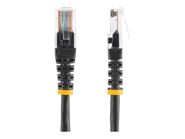 StarTech.com Cat5e Ethernet Cable - 6 ft - Black - Patch Cable - Molded Cat5e Cable - Short Network Cable - Ethernet Cord - Cat 5e Cable - 6ft (M45PATCH6BK) - patch cable - 1.8 m - black