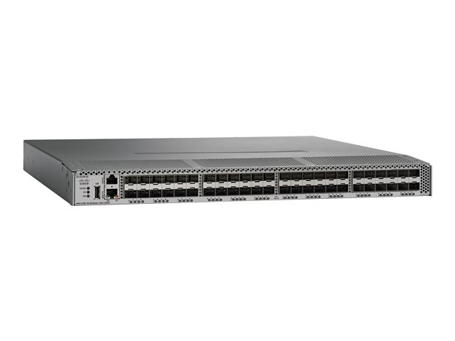 Cisco MDS 9148S - switch - 48 ports - Managed - rack-mountable - with 12x 16 Gbps SW LC SFP+ transceiver