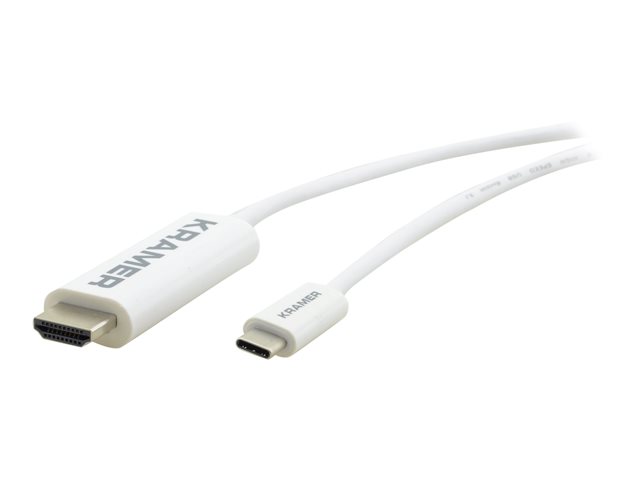Kramer C-USBC/HM Series C-USBC/HM-6 - video adapter cable - 24 pin USB-C to HDMI - 1.8 m