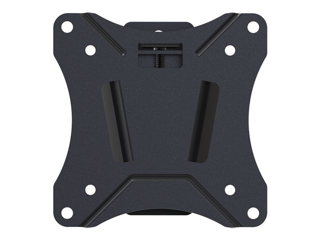 Monitor wall mount - fits display 10 to 34" with VESA sizes 75 x 75 or 100 x 100 - tilt minus 3 to 12 degrees - thumbscrews used to fix display for fast assembly - landscape or portrait - swl 25 kg - black