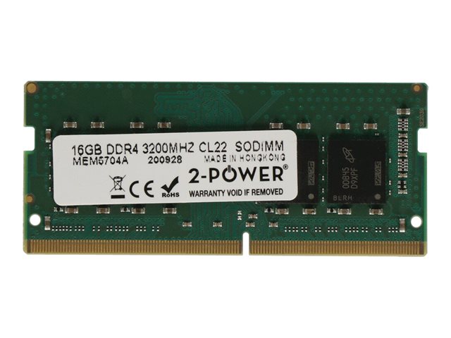 16GB DDR4 3200MHz CL22 SODIMM