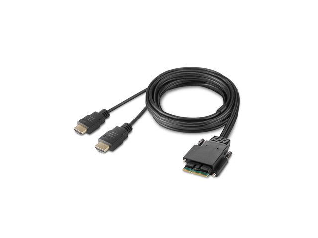 Belkin Secure Modular HDMI Dual Head Console Cable - video cable - TAA Compliant - 1.83 m