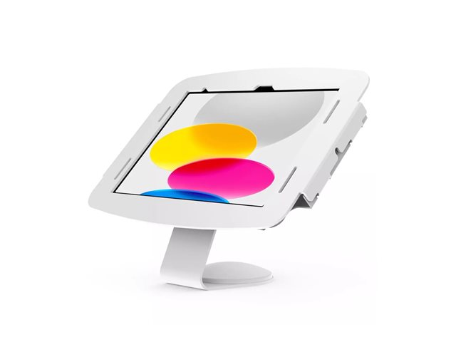 Compulocks iPad Mini 8.3" Space Enclosure Counter Stand or Wall Mount mounting kit - 45° viewing angle - for tablet - fixed - white