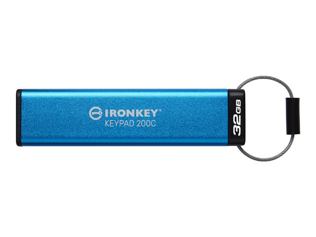 32GB USB-C IRONKEY KEYPAD 200C FIPS 140-3 LVL 3(PENDING)AES-25
