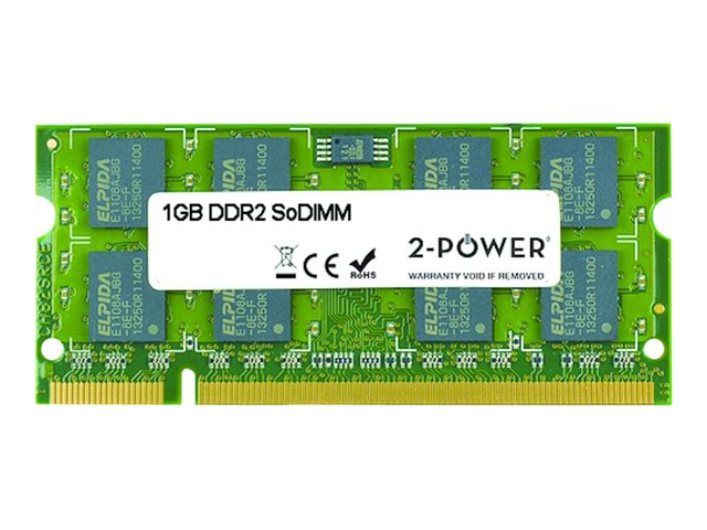 2-Power - DDR2 - module - 1 GB - SO-DIMM 200-pin - 667 MHz / PC2-5300 - unbuffered