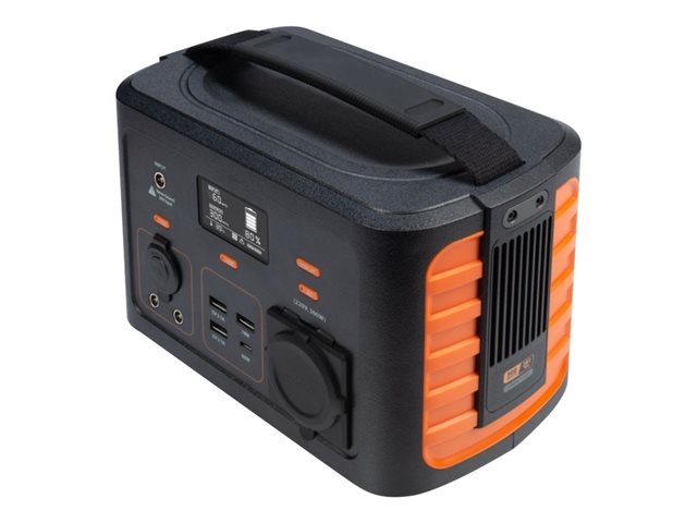 PORTABLE POWER STATION 300 BLACK ORANGE