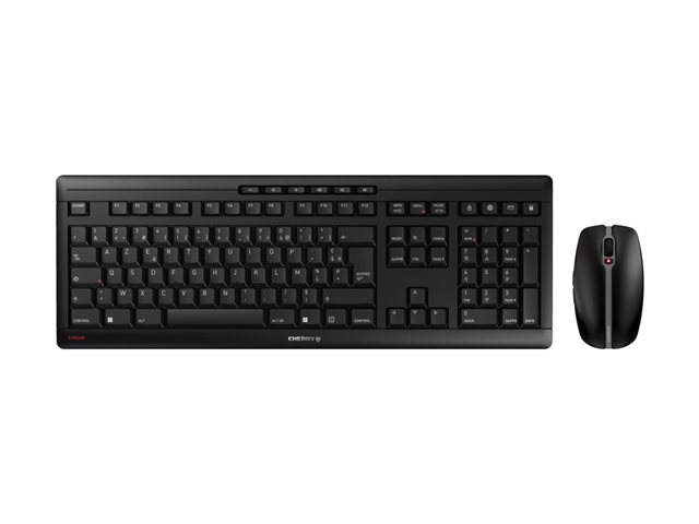 CHERRY STREAM DESKTOP - keyboard and mouse set - French - black Input Device