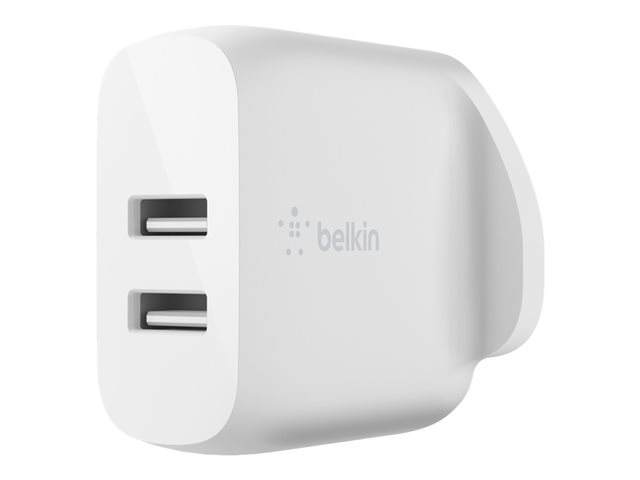 Belkin BOOST CHARGE power adapter - 2 x USB - 24 Watt