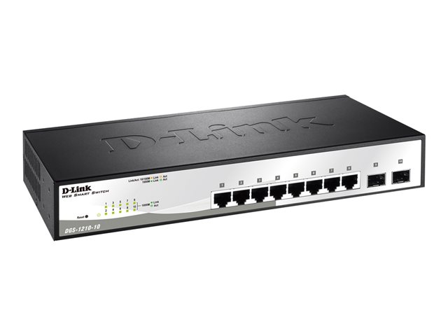 10-Port Gigabit Smart Switch with 2 SFP ports