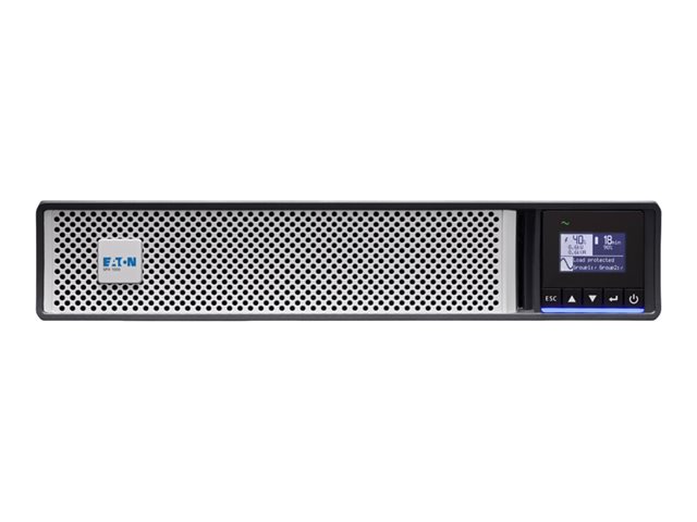 Eaton 5PX G2 - Netpack - UPS (rack-mountable / external) - AC 150 - 294 V - 1000 Watt - 1000 VA - 1-phase - 7 Ah - RS-232, USB, Ethernet 10/100/1000 - output connectors: 8 - 2U - black, silver