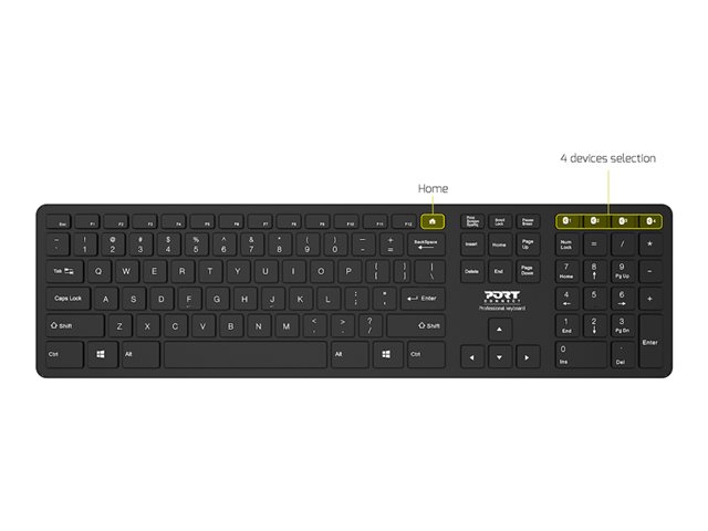 PORT Connect OFFICE PRO - keyboard - QWERTY - UK Input Device