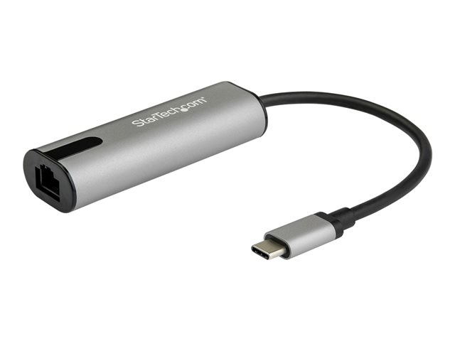 StarTech.com 2.5GbE USB C to Ethernet Adapter NBASE-T NIC, USB 3.0 Type C 2.5/1 Gigabit/100 Mbps Multi Speed Network/USB 3.1 Laptop to RJ45/LAN Thunderbolt 3 Compatible/MacBook Pro Surface - Type-C to Ethernet - network adapter - USB-C - 10M/100M/1G/2.5 G