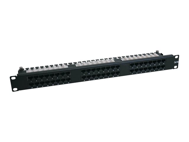 48-PORT 1U CAT6/CAT5 PATCH PANEL