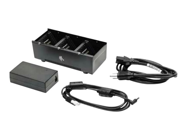 3-SLOT BATT CHARGER PSU+EU CORD ZQ600