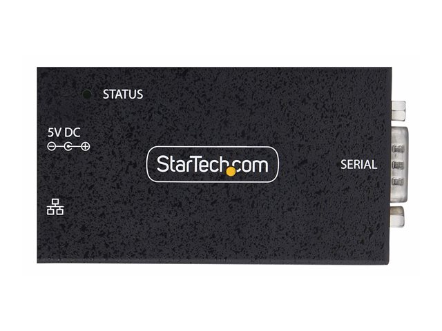 StarTech.com Serial to Ethernet Adapter, IP LAN to RS232 DB9 Converter - device server - PoE - TAA Compliant
