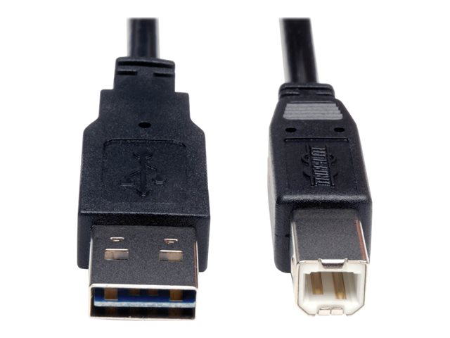 Eaton Tripp Lite Series Universal Reversible USB 2.0 Cable (Reversible A to B M/M), 6 ft. (1.83 m) - USB cable - USB Type B to USB - 1.83 m