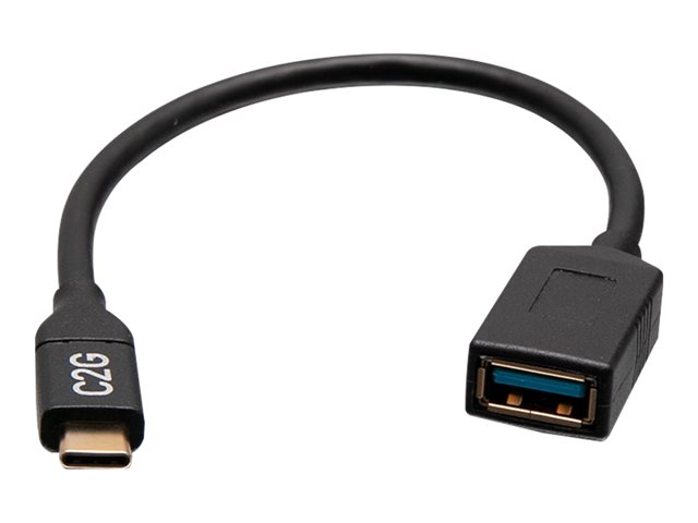 C2G USB-C Male to USB-A Female SuperSpeed USB 5Gbps Adapter Converter - USB-C cable - USB Type A to USB-C - 15 cm