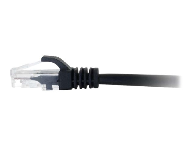 C2G Cat6 Booted Unshielded (UTP) Network Patch Cable - patch cable - 30 cm - black