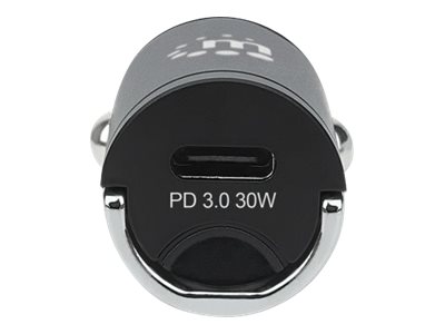 CAR/AUTO CHARGER USB-C MINI- POWER DELIVERY TO 30W FOLD RING