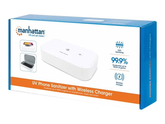 UV PHONE SANITISER W/ WIRELESS CHARGER (10W) INTEGRATED/UV