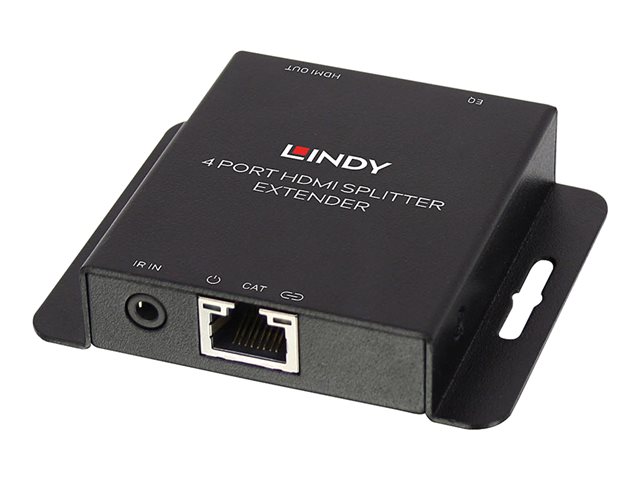 LINDY Cat.6 HDMI & IR Splitter Extender with Loop Out - video/audio/infrared extender
