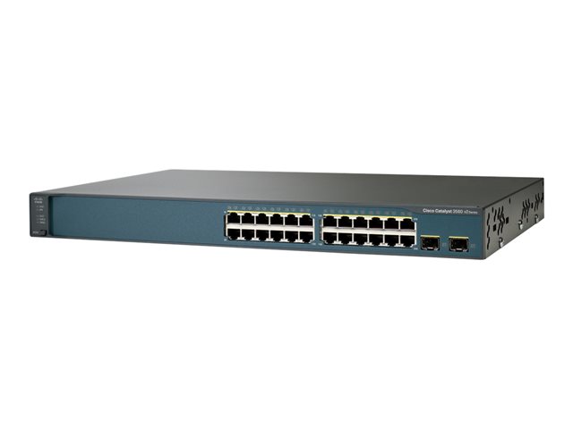 CAT 3560V2 24 10/100 + 2 SFP + IPB STD IMAGE REMANUFACTURED