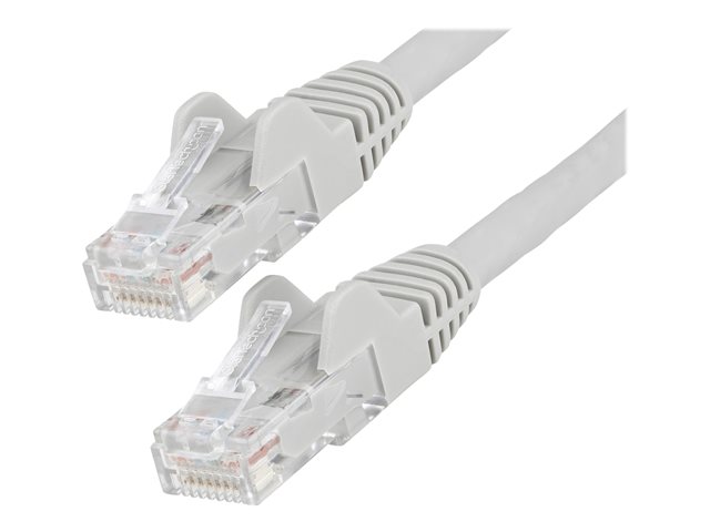 StarTech.com 2m LSZH CAT6 Ethernet Cable, 10 Gigabit Snagless RJ45 100W PoE Network Patch Cord with Strain Relief, CAT 6 10GbE UTP, Grey, Individually Tested/ETL, Low Smoke Zero Halogen - Category 6 - 24AWG (N6LPATCH2MGR) - Patch cable - RJ-45 (M) to RJ-4