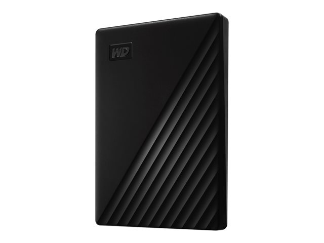 WD My Passport WDBYVG0010BBK - Hard drive - encrypted - 1 TB - external (portable) - USB 3.2 Gen 1 - 256-bit AES - black