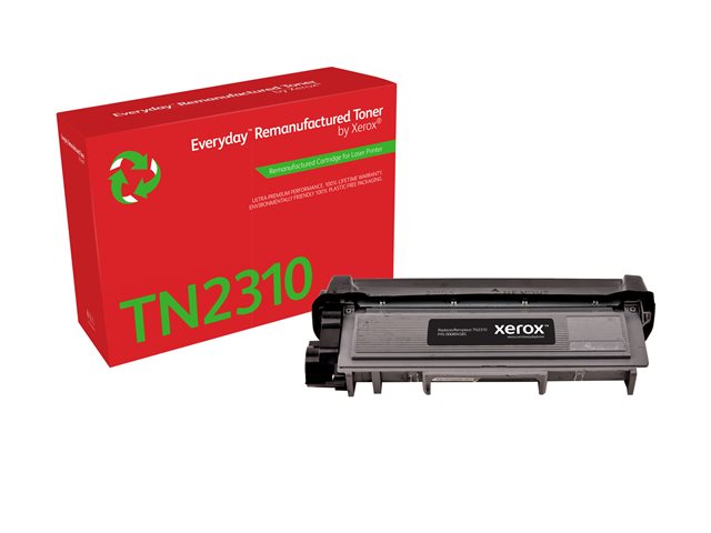 Everyday - Black / monochrome - compatible - toner cartridge (alternative for: Brother TN2310) - Green World Alliance return programme - for Brother DCP-L2500D, DCP-L2540DN, DCP-L2560DW, HL-L2360DN, HL-L2365DW, MFC-L2700DN