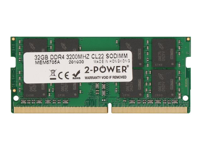 32GB DDR4 3200MHz CL22 SODIMM