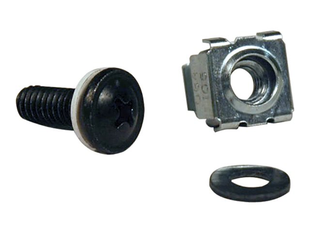 Eaton Tripp Lite Series Rack Enclosure Square Hole Hardware M5 Screws & Washers 50PC - rack screws, nuts and washers