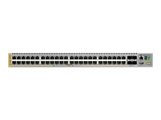 Allied Telesis AT x530L-52GTX - Switch - L3 - Managed - 48 x 10/100/1000 + 4 x 1 Gigabit / 10 Gigabit SFP+ (uplink) - rack-mountable