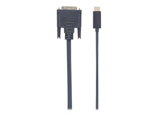 USB-C TO DVI-D CABLE 2M- 1080P/60HZ MALE/FEMALE BLACK BA