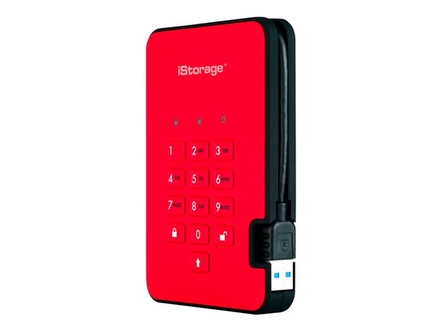 iStorage diskAshur² - hard drive - 500 GB - USB 3.1 Gen 1 - TAA Compliant