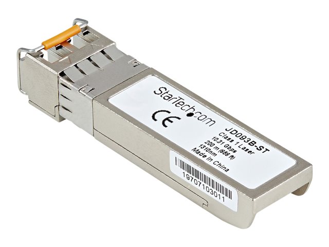 Startech HPE JD093B Compatible SFP+ Module, 10GBASE-LRM, 10GbE Multi Mode (MMF) Fiber Optic Transceiver, 10GE Gigabit Ethernet SFP+, LC Connector, 200m, 1310nm, DDM, HPE 5900, 12500, 5500 - Lifetime Warranty (JD093B-ST) - SFP+ transceiver module (equivale