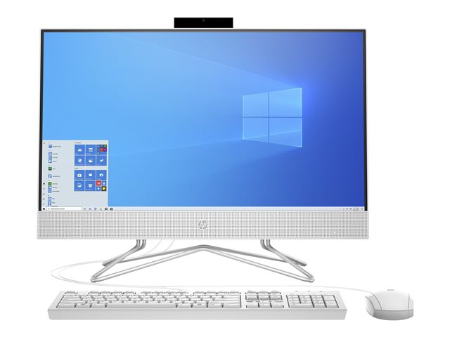 HP 24-df0048na - all-in-one Pentium Silver J5040 2 GHz - 8 GB - SSD 128 GB - LED 23.8" - UK