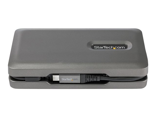 StarTech.com USB C Multiport Adapter, USB C to 4K 60Hz HDMI 2.0, 2-Port 10Gbps USB Hub, 100W Power Delivery Pass-through, GbE, SD/MicroSD, USB Type-C Mini Dock, 10"/25cm Attached Cable - USB C Docking Station - docking station - USB-C - HDMI