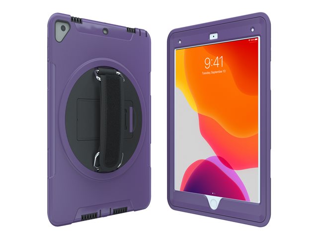 CTA Digital Protective Case with Built-in 360 Degree Rotatable Grip Kickstand - protective case for tablet