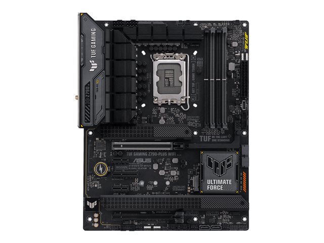 ASUS TUF GAMING Z790-PLUS WIFI - Motherboard - ATX - LGA1700 Socket - Z790 Chipset - USB-C 3.2 Gen 2x2, USB-C 3.2 Gen2, USB 3.2 Gen 2, USB 3.2 Gen 1 - 2.5 Gigabit LAN, Wi-Fi 6E, Bluetooth - onboard graphics (CPU required) - HD Audio (8-channel)