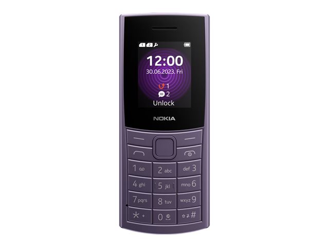 Nokia 110 4G (2023) - arctic purple - 4G feature phone - GSM
