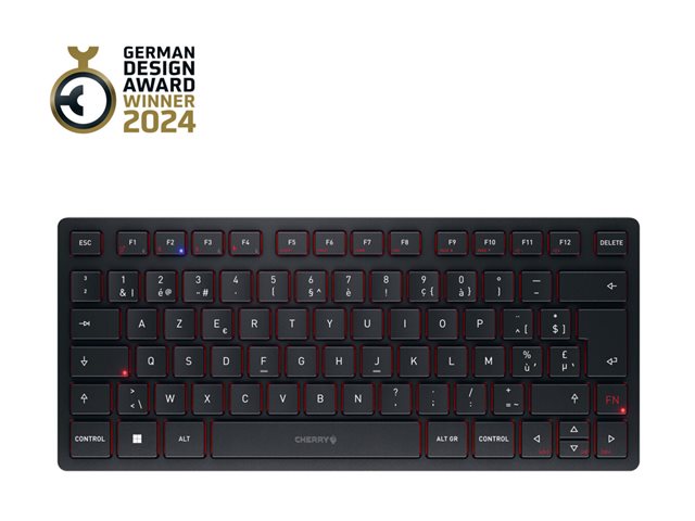 CHERRY KW 9200 MINI WIRELESS KEYBOARD BLACK BELGIUM