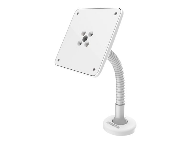 Compulocks Cling Flex Arm Universal Tablet Counter Top Kiosk White - Bracket - adjustable arm - for tablet - white - wall-mountable