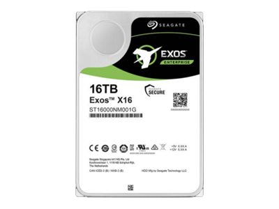 Seagate Exos X16 ST16000NM001G - hard drive - 16 TB - SATA 6Gb/s