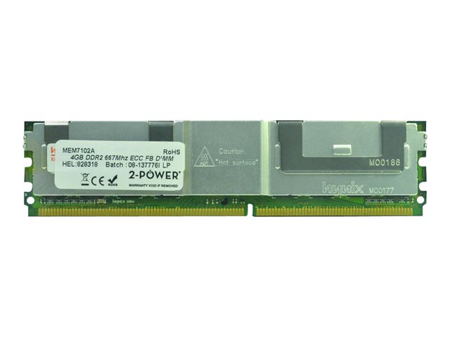 2-Power - DDR2 - 4 GB - FB-DIMM 240-pin - 667 MHz / PC2-5300 - CL5 - Fully Buffered - ECC