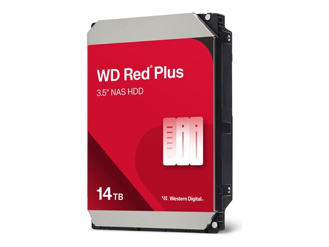 WD Red Plus WD140EFGX - hard drive - 14 TB - SATA 6Gb/s