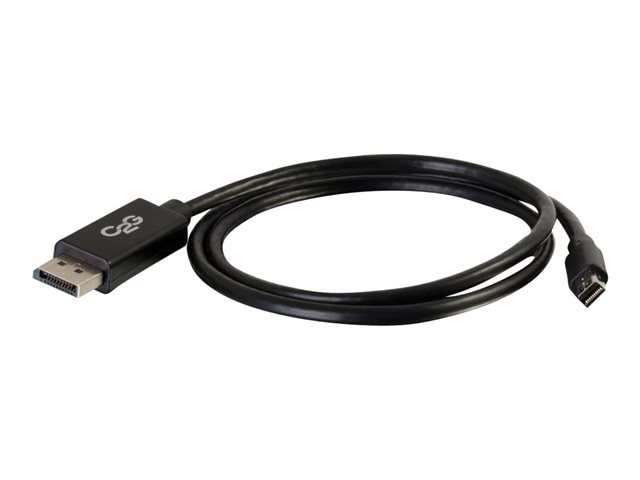 C2G 2m Mini DisplayPort to DisplayPort Adapter Cable 4K UHD - Black - DisplayPort cable - Mini DisplayPort (M) to DisplayPort (M) - 2 m - black