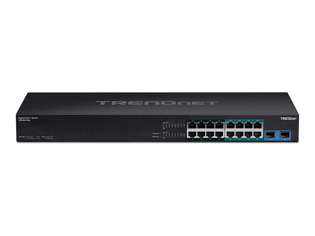 TRENDnet TPE BG182G - switch - 18 ports - unmanaged - rack-mountable - TAA Compliant