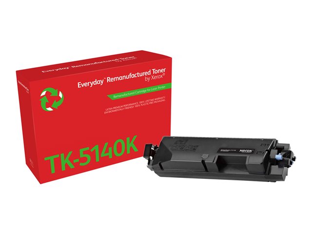 Everyday - Black - compatible - box - remanufactured - toner cartridge (alternative for: Kyocera TK-5140K) - Green World Alliance return programme