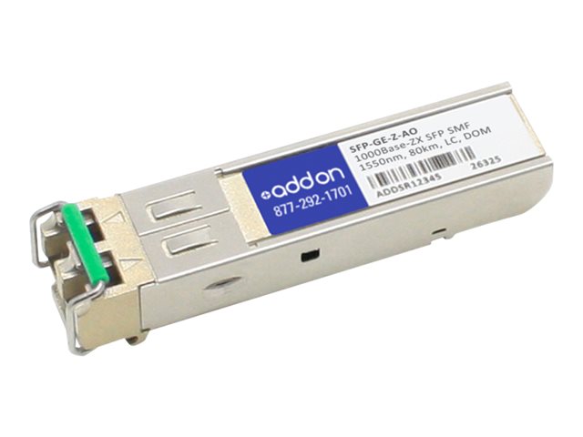 AddOn Cisco SFP-GE-Z Compatible SFP Transceiver - SFP (mini-GBIC) transceiver module - GigE - 1000Base-ZX - 1550 nm